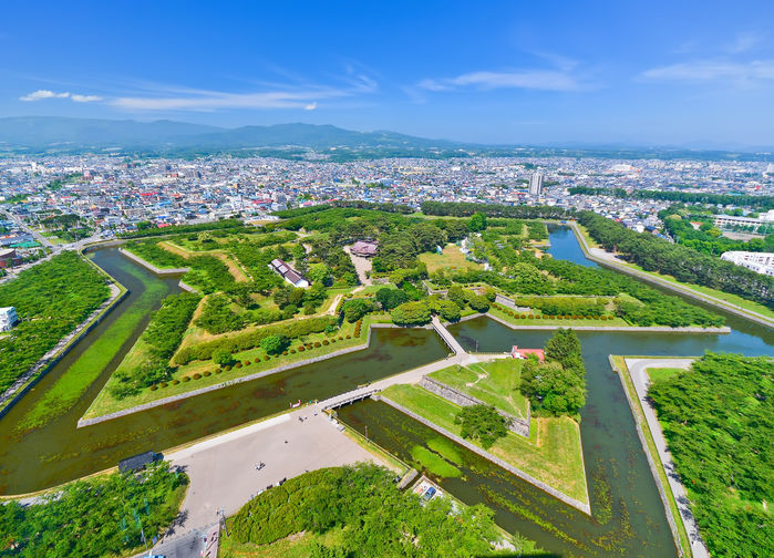 Goryokako, fortet i Hakodate, Hokkaido
