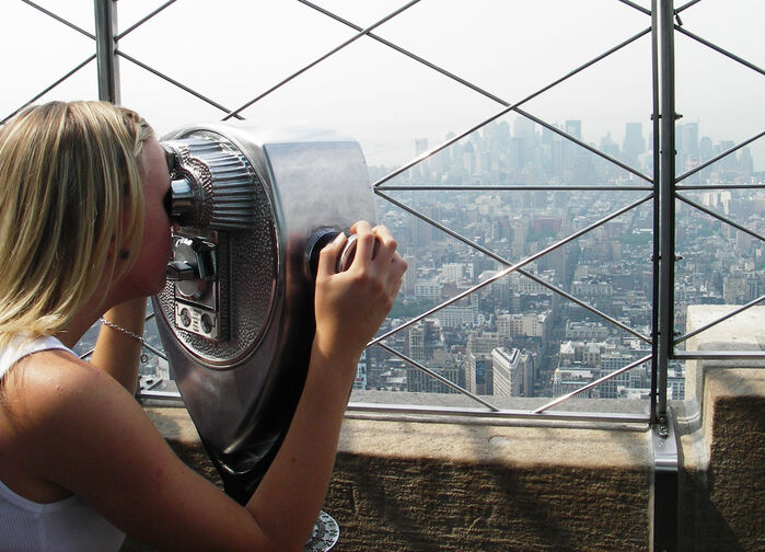 Utsikt från EMpire State building.
